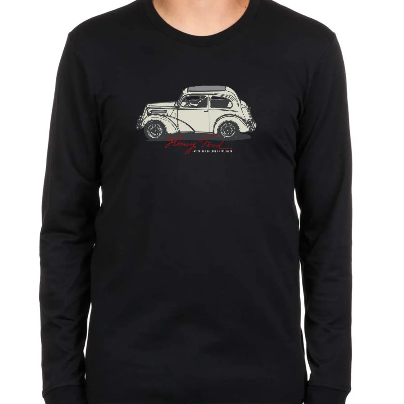 103E IN BLACK LONG SLEEVE T SHIRT