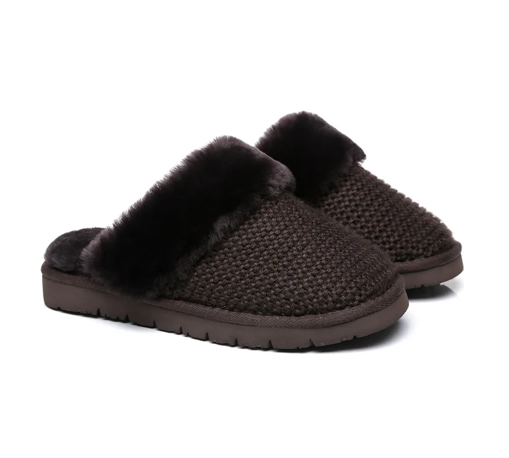 AUSTRALIAN SHEPHERD® UGG Slippers Women Sheepskin Wool Linden