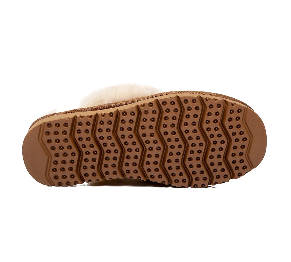 AUSTRALIAN SHEPHERD® UGG Slippers Women Sheepskin Wool Linden