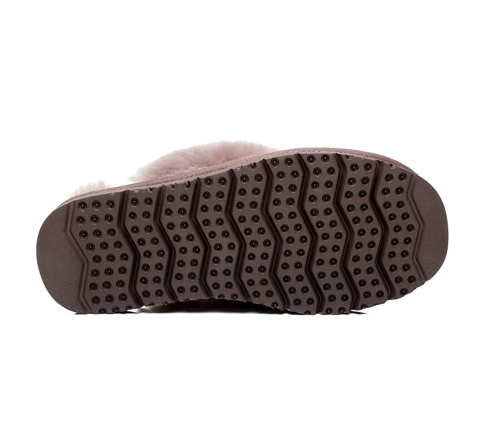 AUSTRALIAN SHEPHERD® UGG Slippers Women Sheepskin Wool Linden