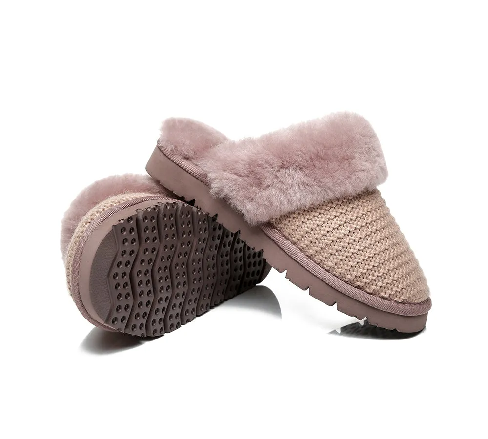 AUSTRALIAN SHEPHERD® UGG Slippers Women Sheepskin Wool Linden