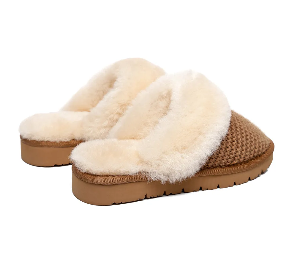 AUSTRALIAN SHEPHERD® UGG Slippers Women Sheepskin Wool Linden