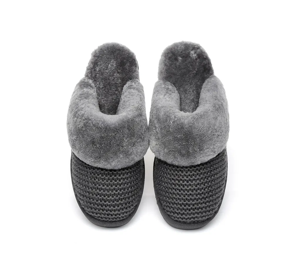 AUSTRALIAN SHEPHERD® UGG Slippers Women Sheepskin Wool Linden