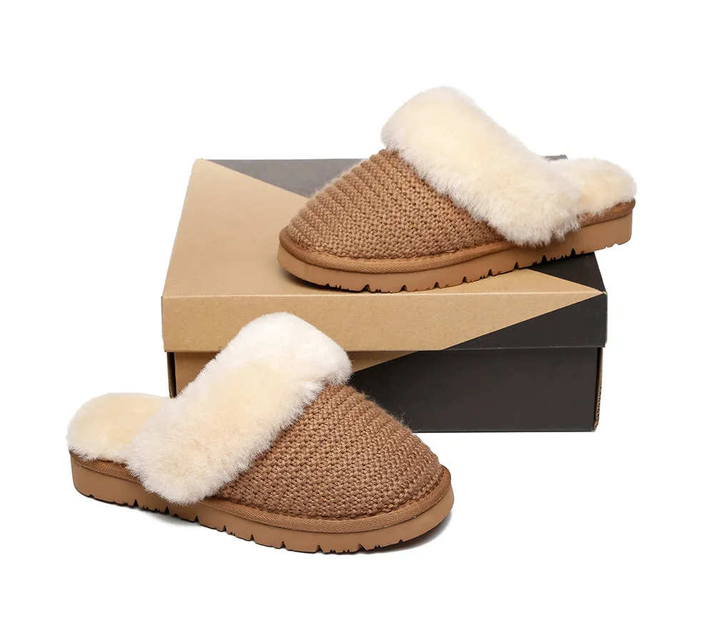 AUSTRALIAN SHEPHERD® UGG Slippers Women Sheepskin Wool Linden