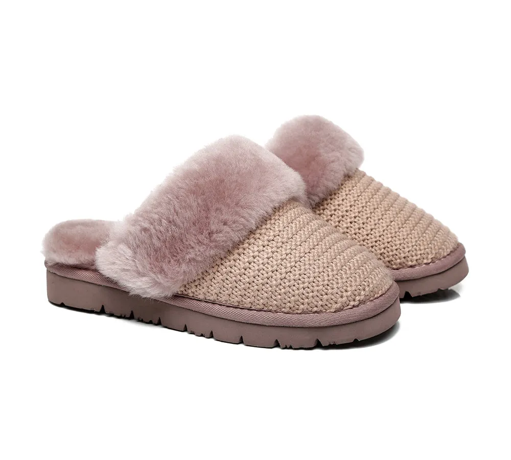 AUSTRALIAN SHEPHERD® UGG Slippers Women Sheepskin Wool Linden
