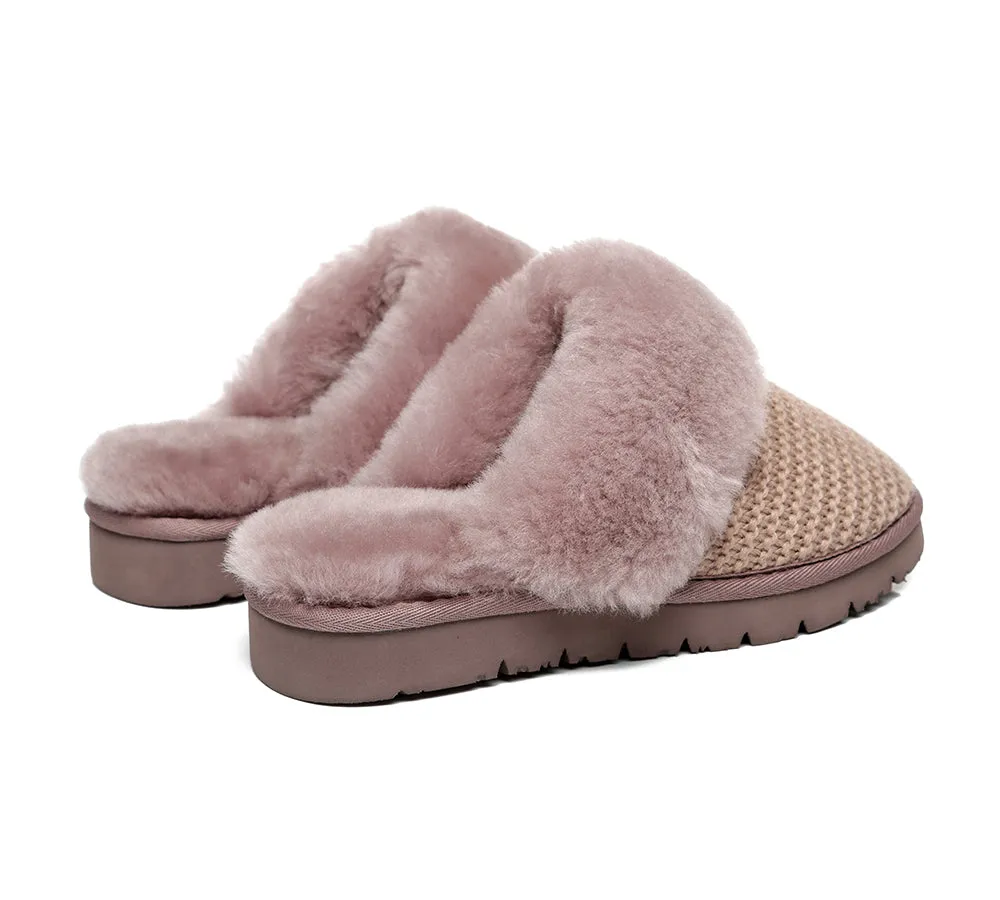 AUSTRALIAN SHEPHERD® UGG Slippers Women Sheepskin Wool Linden