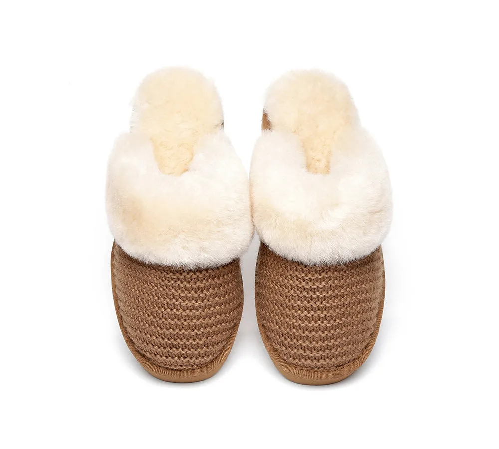 AUSTRALIAN SHEPHERD® UGG Slippers Women Sheepskin Wool Linden