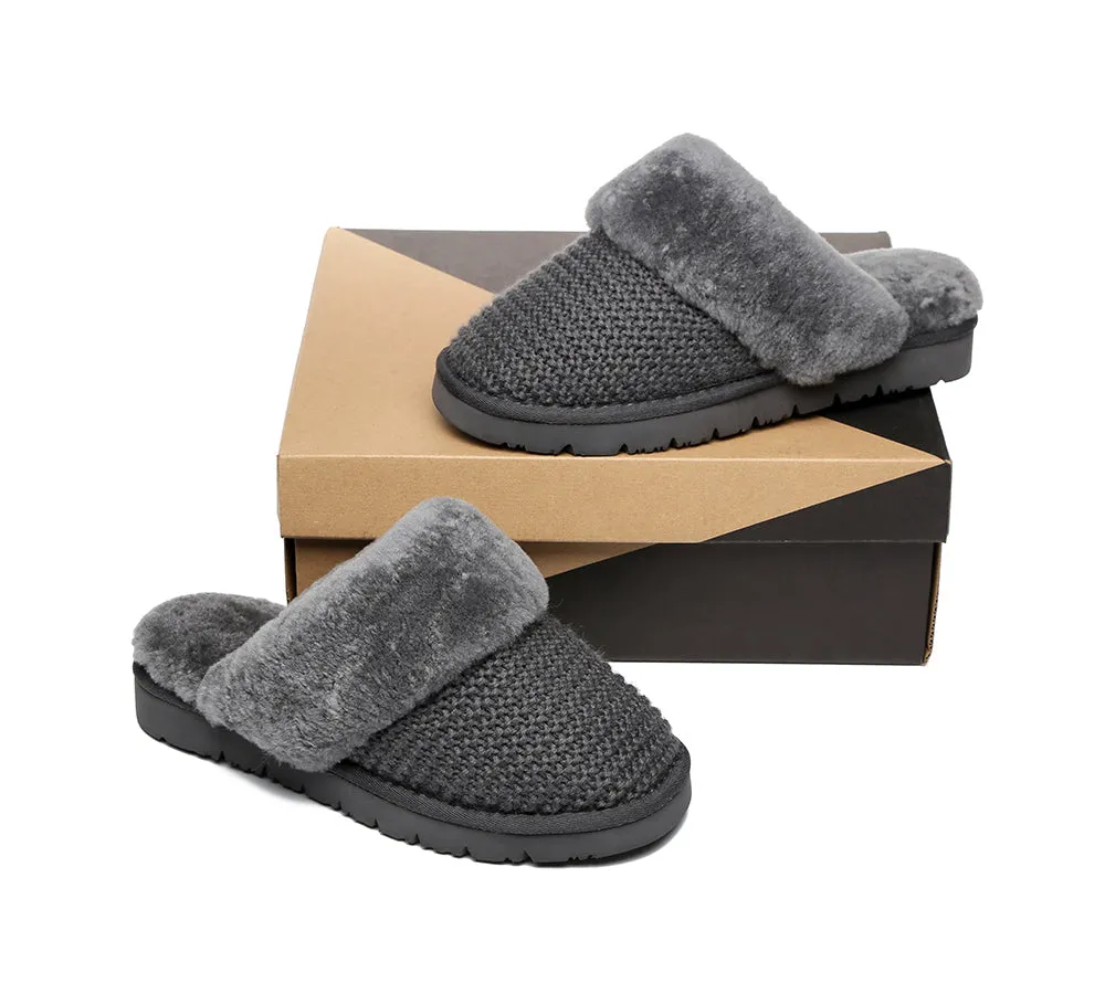 AUSTRALIAN SHEPHERD® UGG Slippers Women Sheepskin Wool Linden