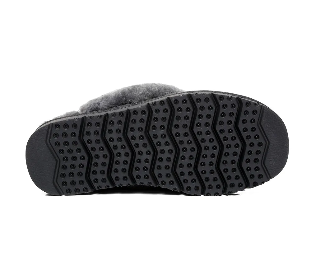 AUSTRALIAN SHEPHERD® UGG Slippers Women Sheepskin Wool Linden