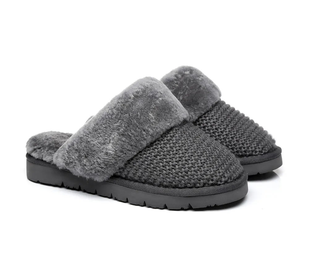 AUSTRALIAN SHEPHERD® UGG Slippers Women Sheepskin Wool Linden