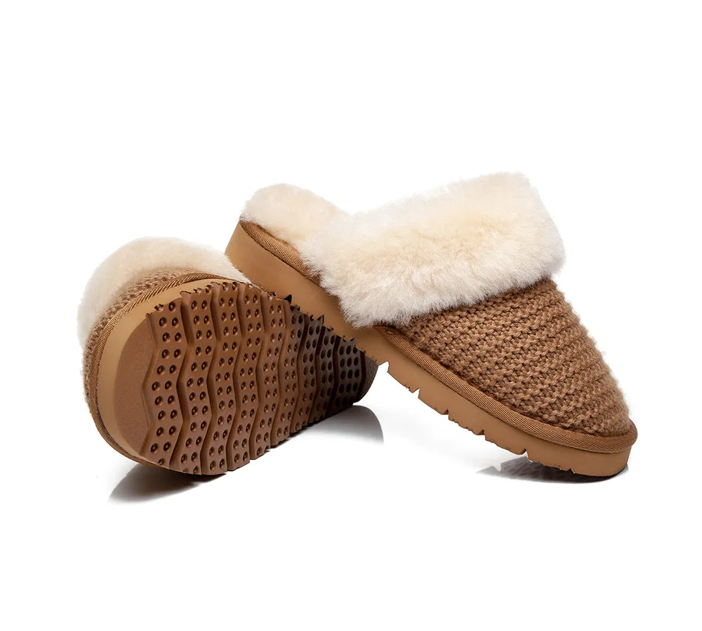 AUSTRALIAN SHEPHERD® UGG Slippers Women Sheepskin Wool Linden