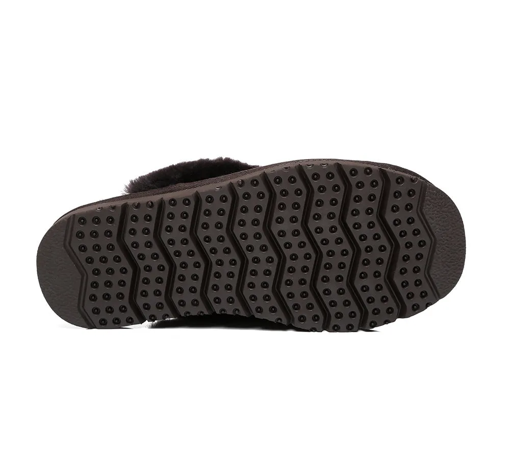 AUSTRALIAN SHEPHERD® UGG Slippers Women Sheepskin Wool Linden