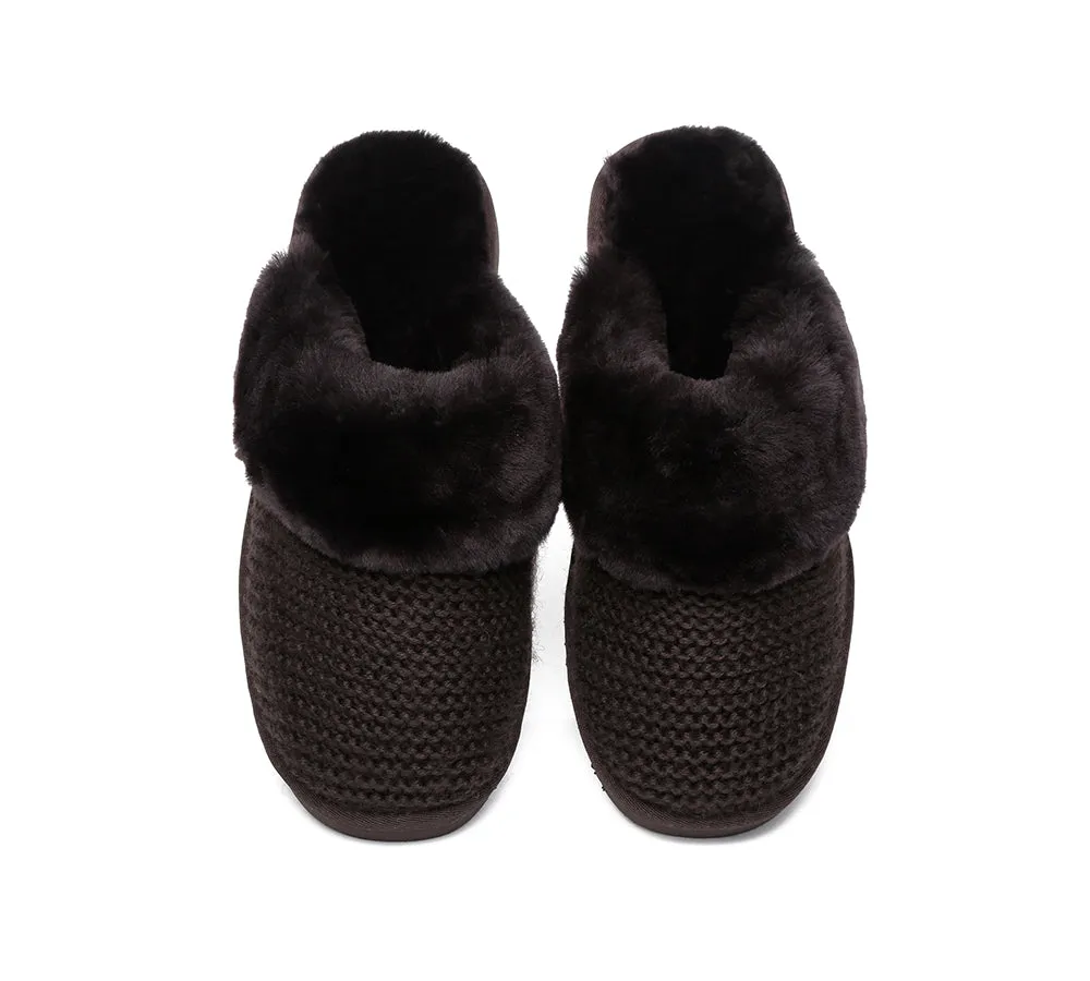 AUSTRALIAN SHEPHERD® UGG Slippers Women Sheepskin Wool Linden