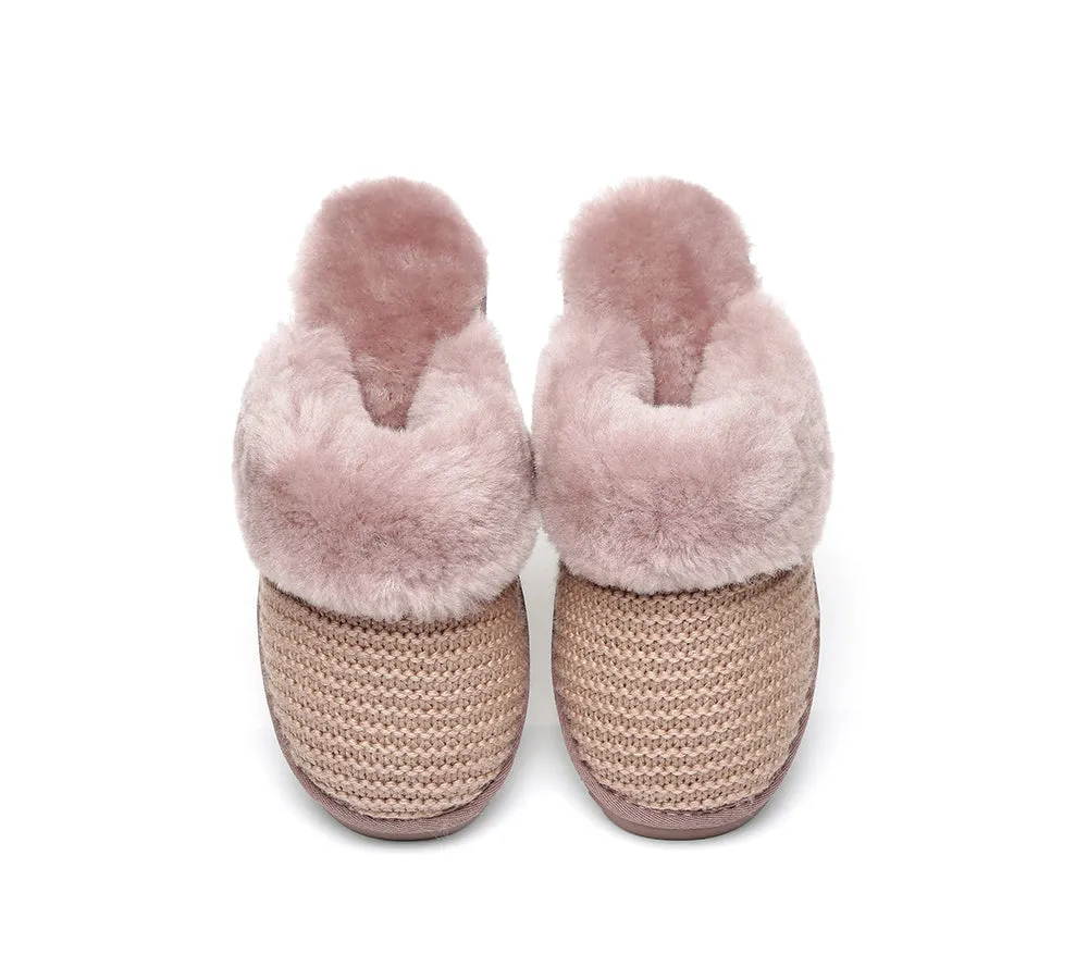 AUSTRALIAN SHEPHERD® UGG Slippers Women Sheepskin Wool Linden