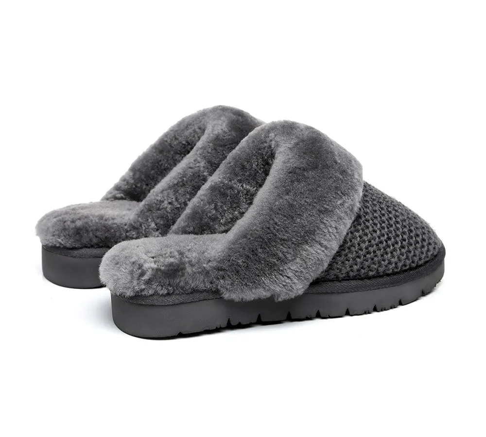 AUSTRALIAN SHEPHERD® UGG Slippers Women Sheepskin Wool Linden