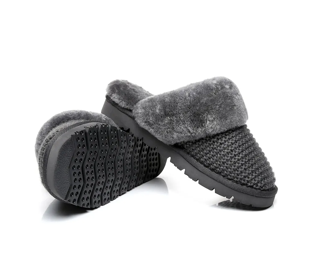 AUSTRALIAN SHEPHERD® UGG Slippers Women Sheepskin Wool Linden