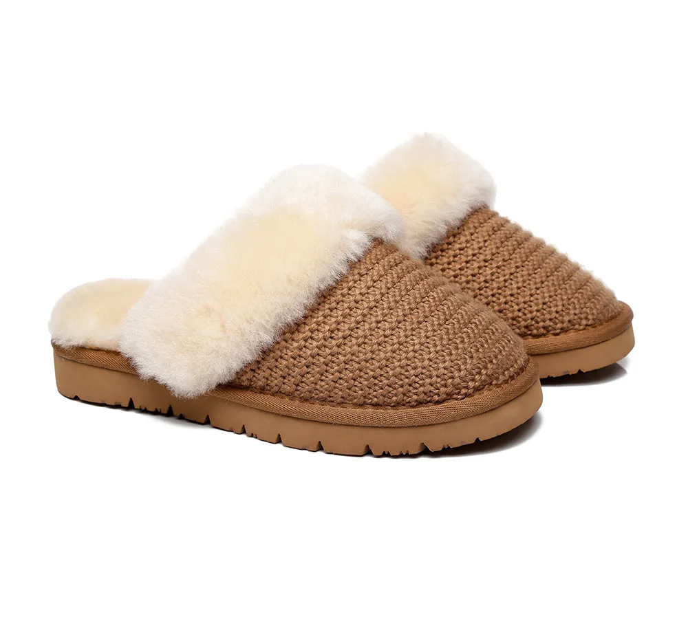 AUSTRALIAN SHEPHERD® UGG Slippers Women Sheepskin Wool Linden