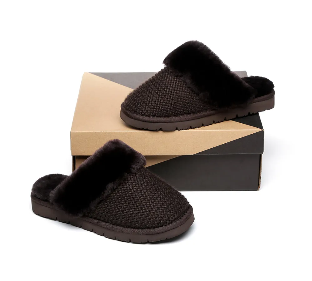 AUSTRALIAN SHEPHERD® UGG Slippers Women Sheepskin Wool Linden