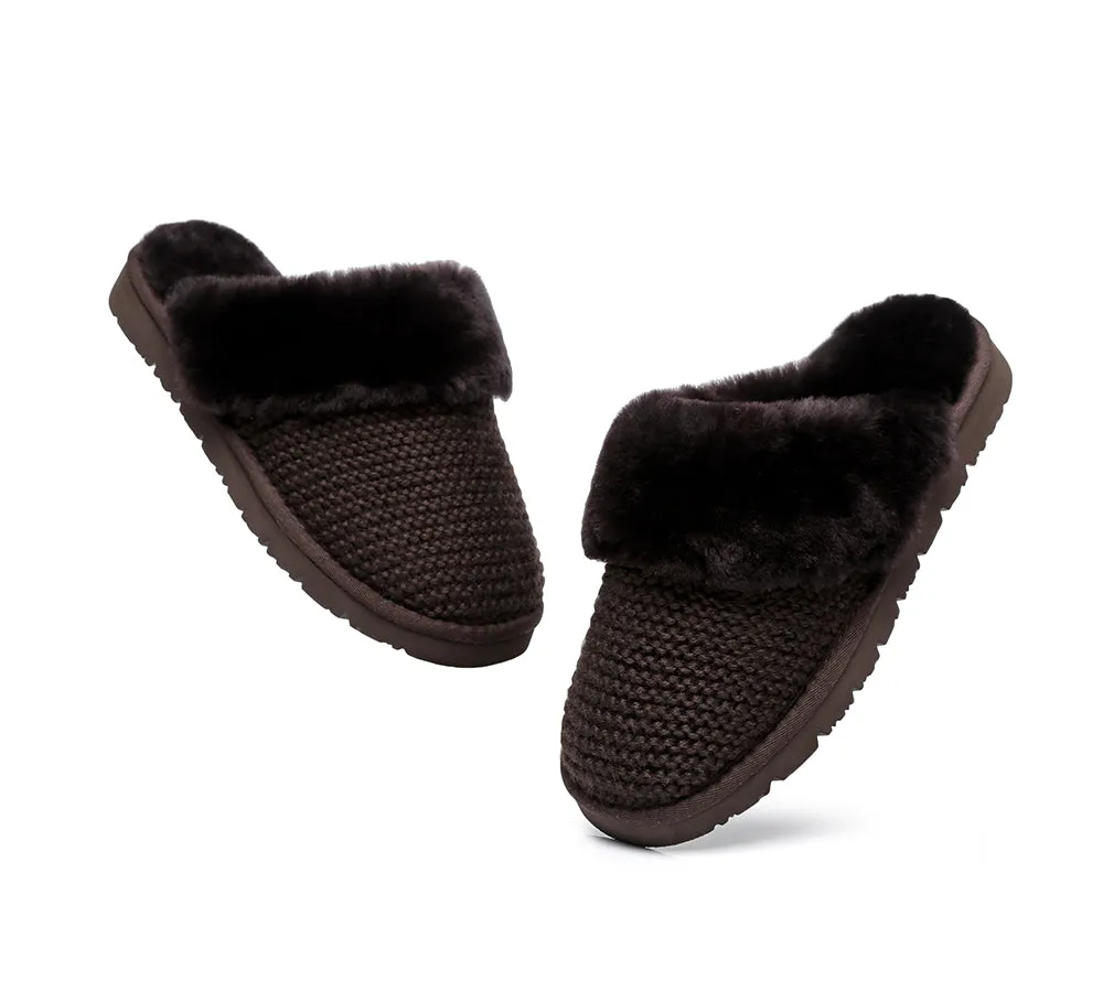 AUSTRALIAN SHEPHERD® UGG Slippers Women Sheepskin Wool Linden