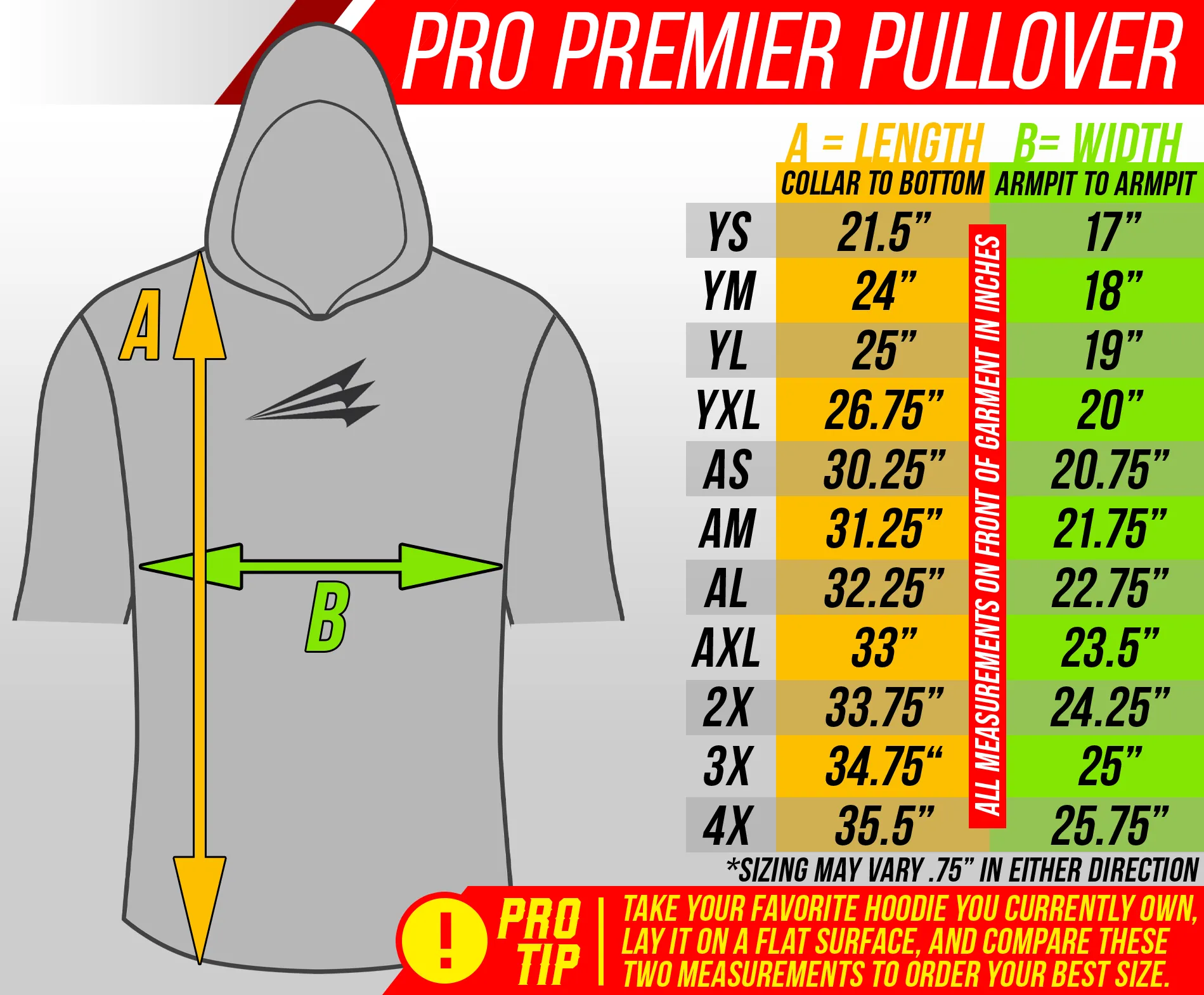 Baseball Dudes Pro Premier Shortsleeve Hoodie