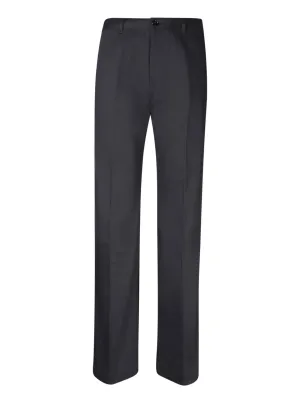 Blue Straight Chino Pants