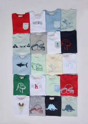 Boy Tee Long Sleeve Premium in Icy Mint Knit w/ Pocket