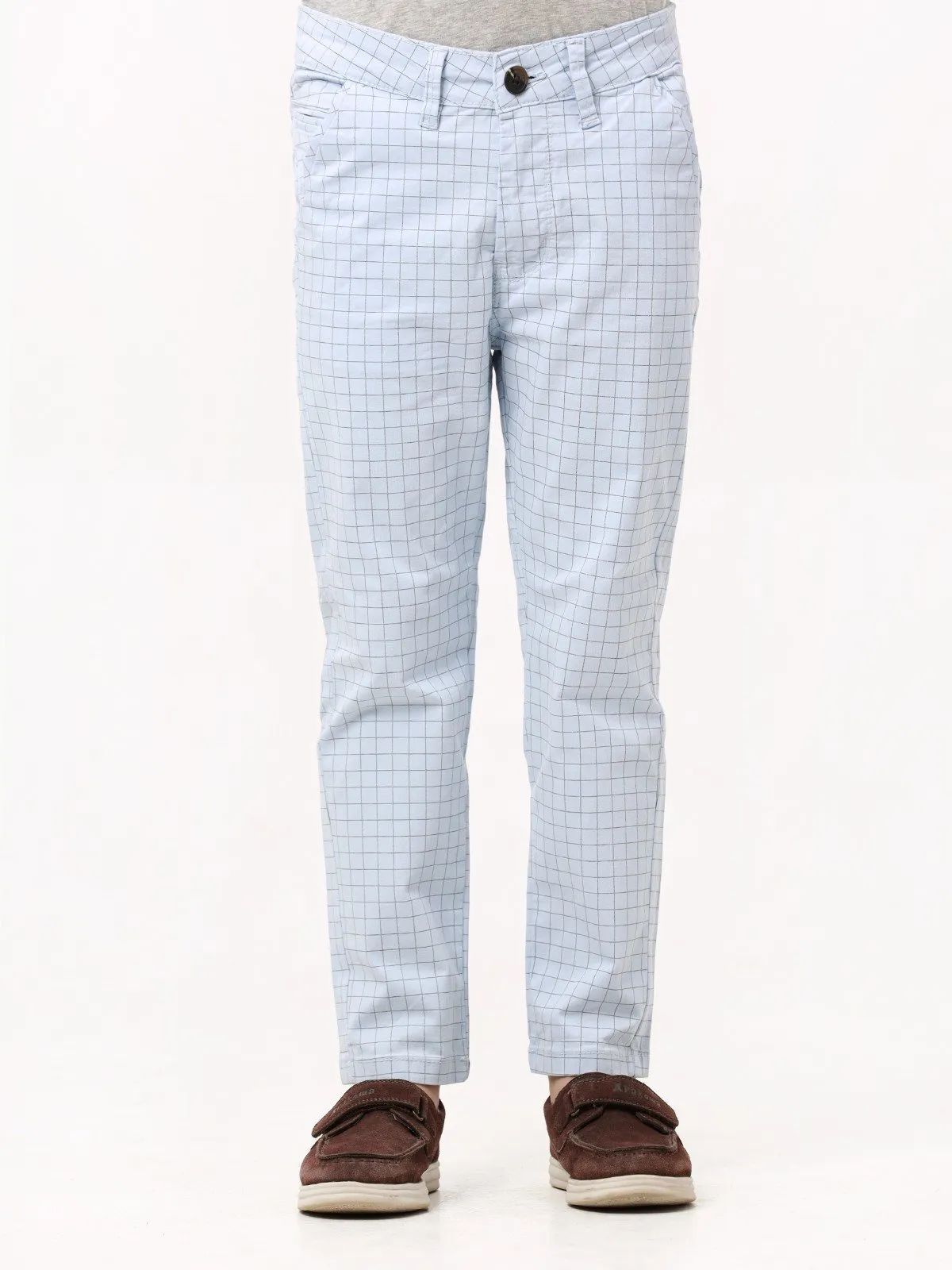 Boy's Sky Blue Chino Pant - EBBCP23-009