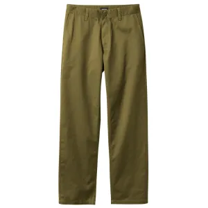 Brixton Choice Chino Relaxed Pant - Military Olive