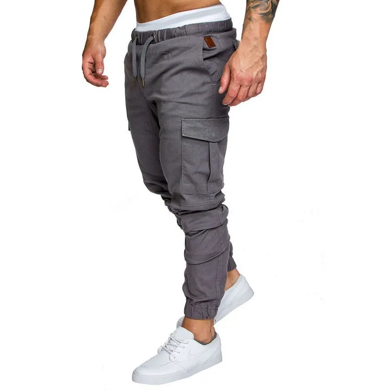 Cargo Joggers - Light Grey