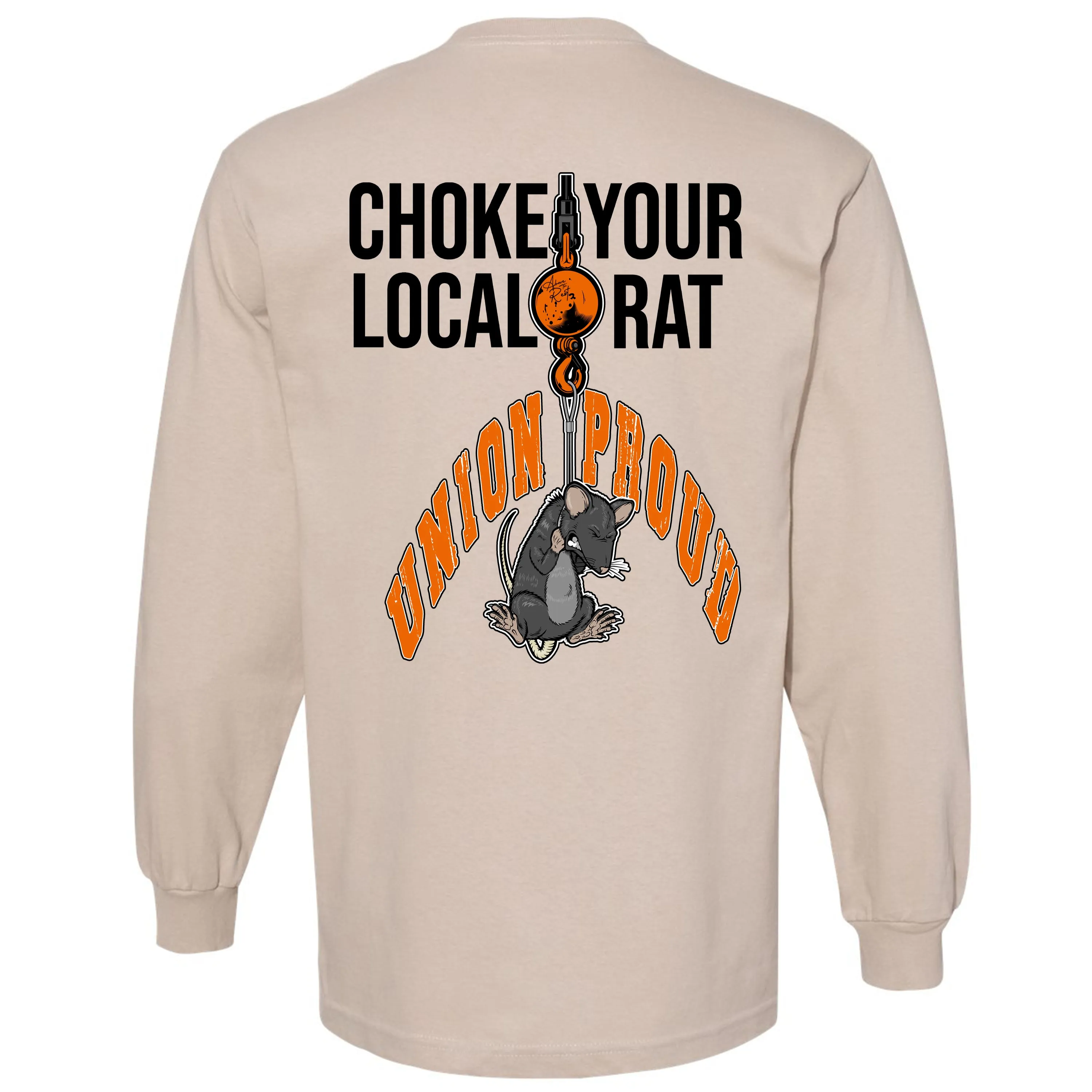 CHOKE YOUR LOCAL RAT LONG SLEEVE