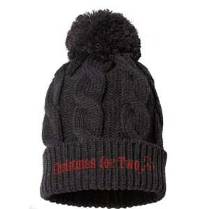Christmas For Two Dark Grey Beanie