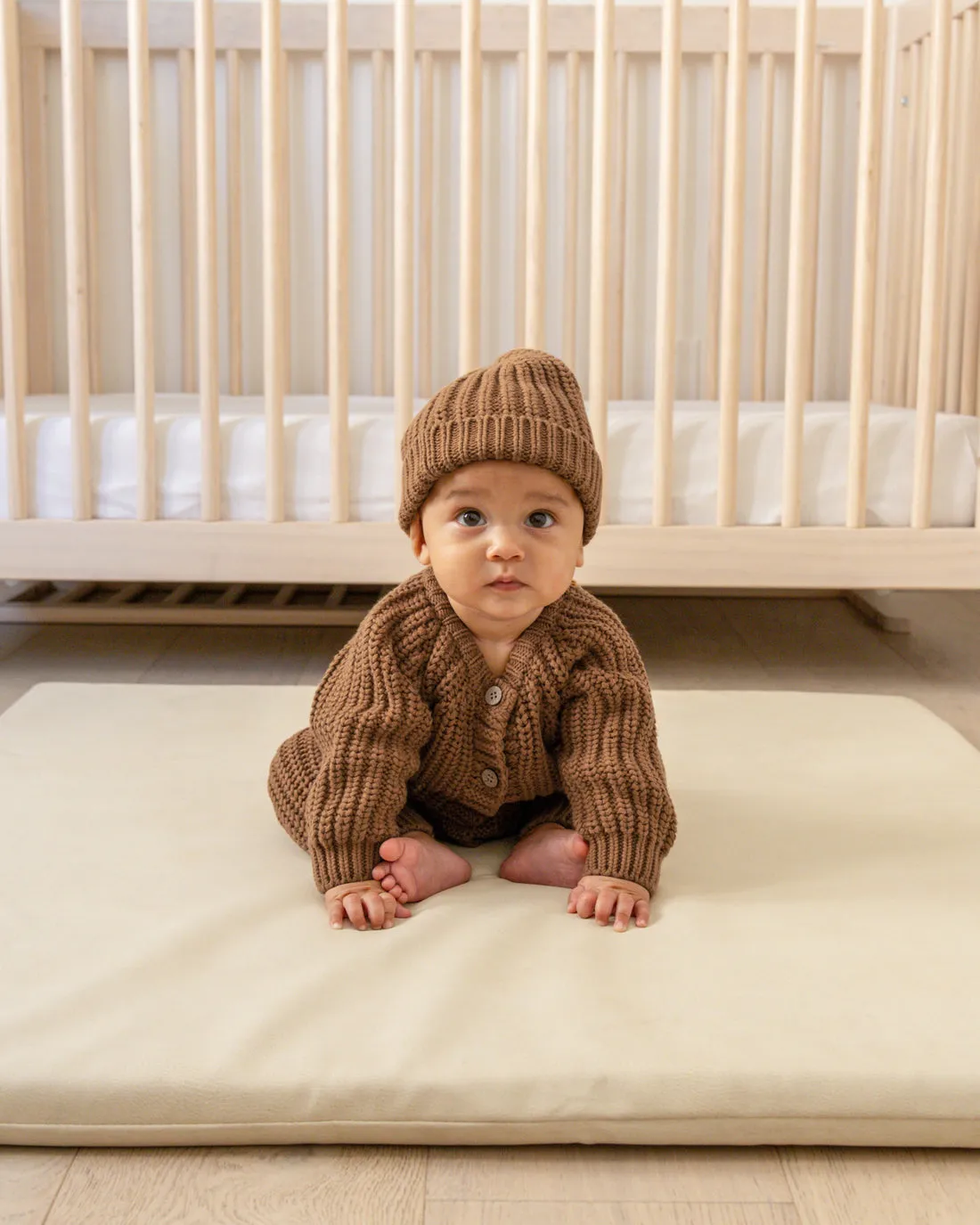 Chunky Knit Beanie | Cinnamon