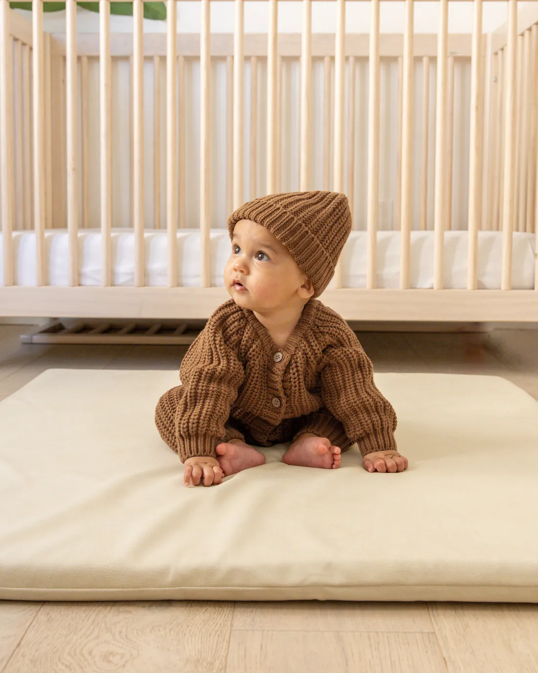 Chunky Knit Beanie | Cinnamon