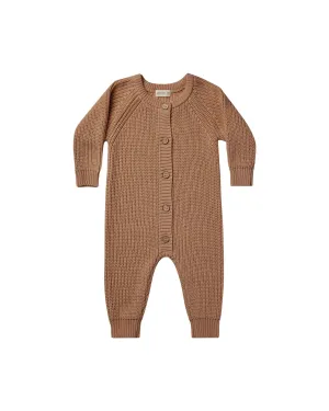 Chunky Knit Jumpsuit Cinnamon