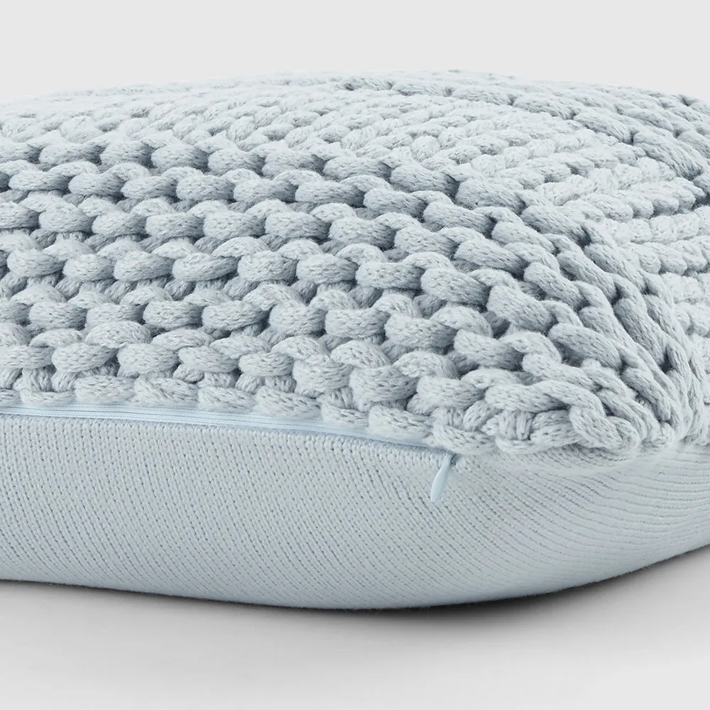 Chunky Knit Throw Pillow Cover and Insert