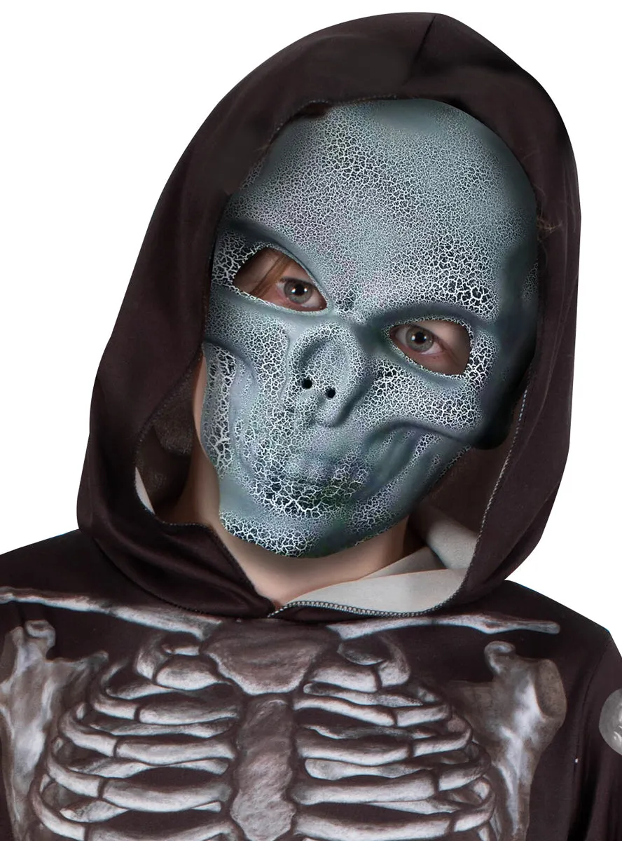 Classic Skeleton Boys Hooded Halloween Costume