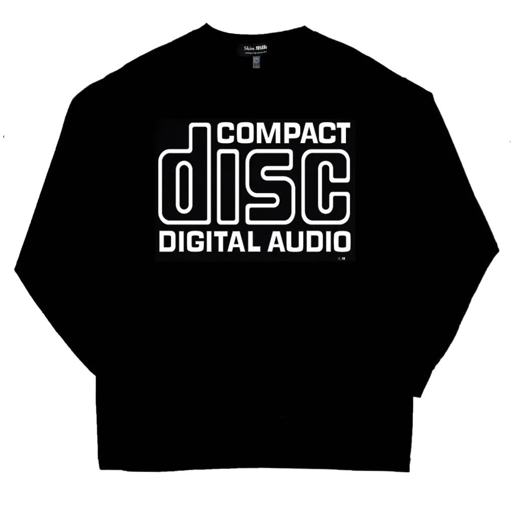 COMPACT DISC long sleeve t-shirt