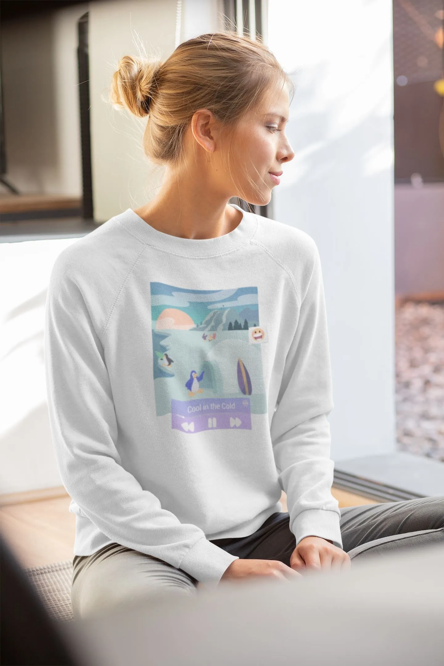 Cool in the Cold | Unisex Sweatshirt | Club Penguin