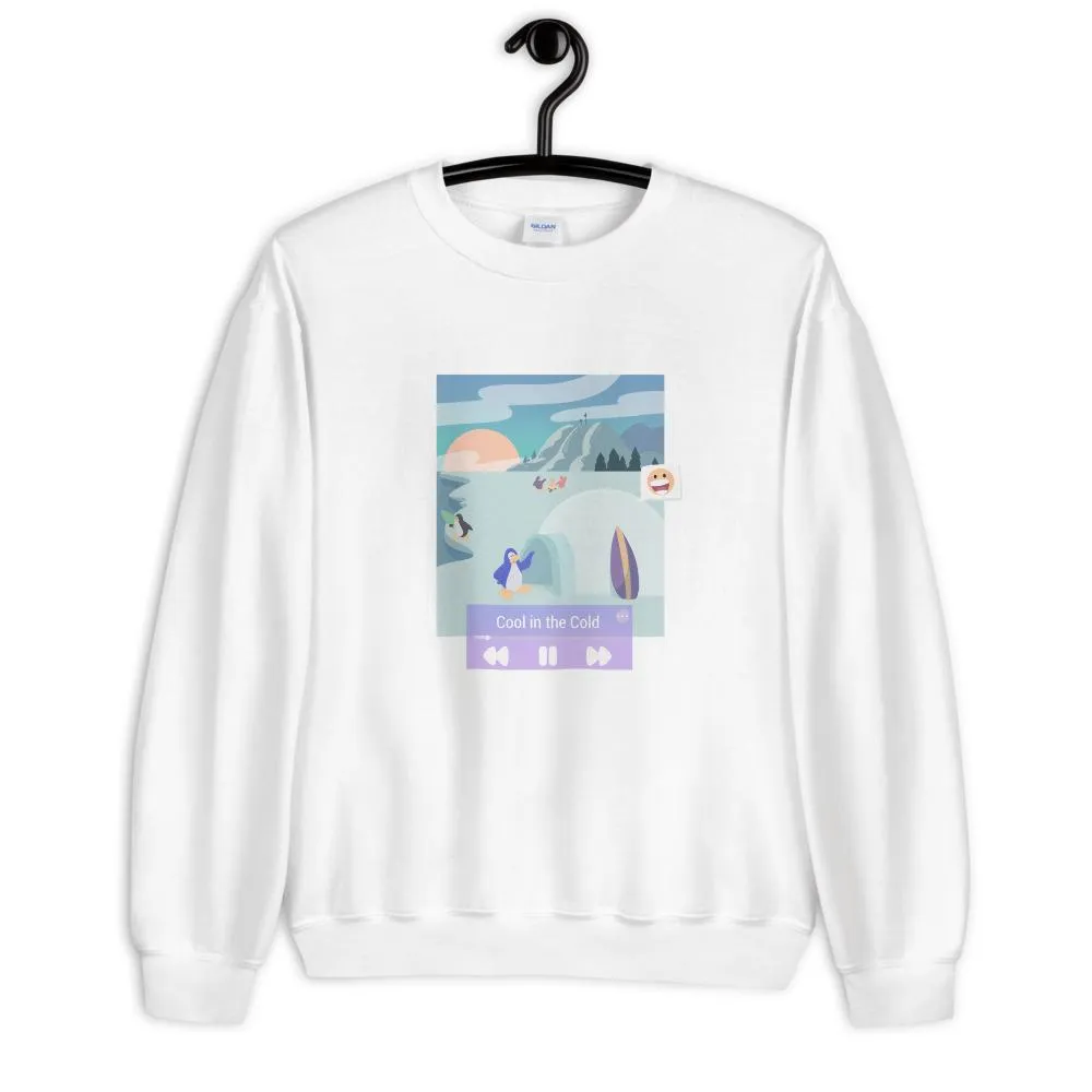 Cool in the Cold | Unisex Sweatshirt | Club Penguin