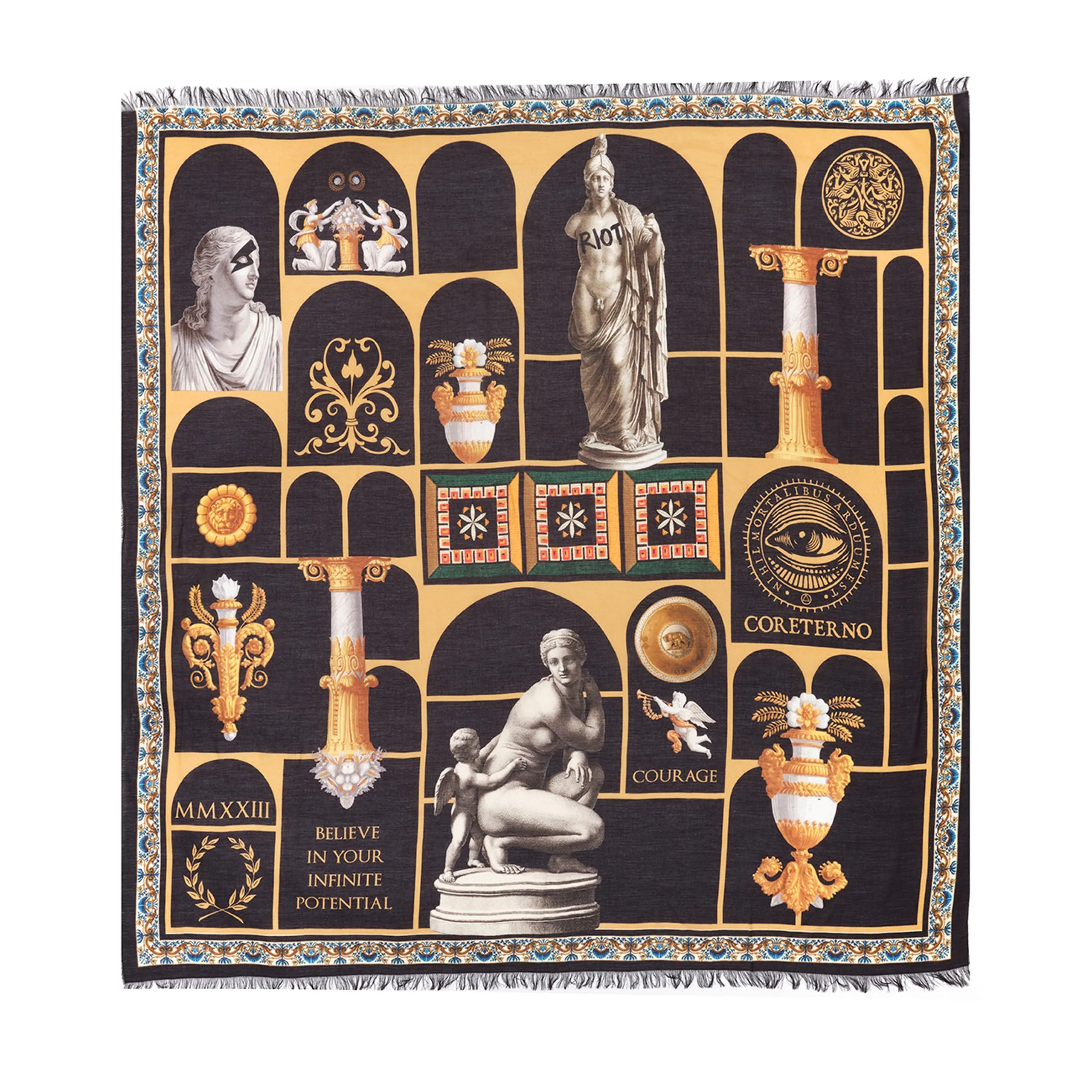 Coreterno " Romanesque " - Maxi scarf