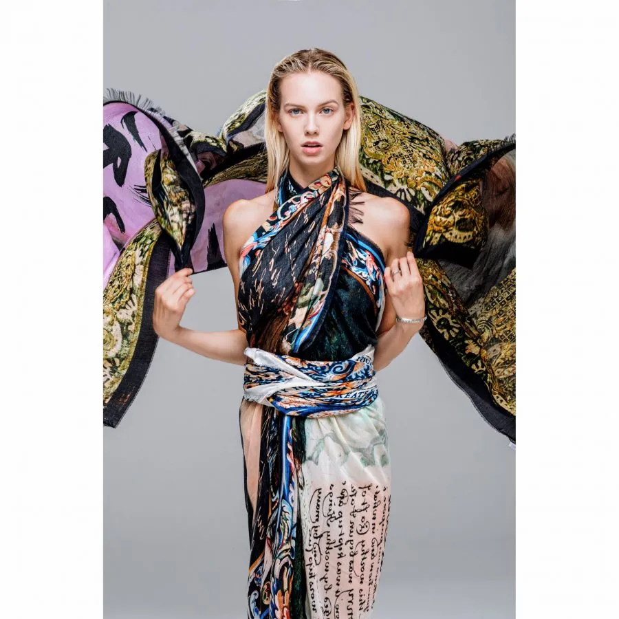 Coreterno " The Secret " - Maxi scarf