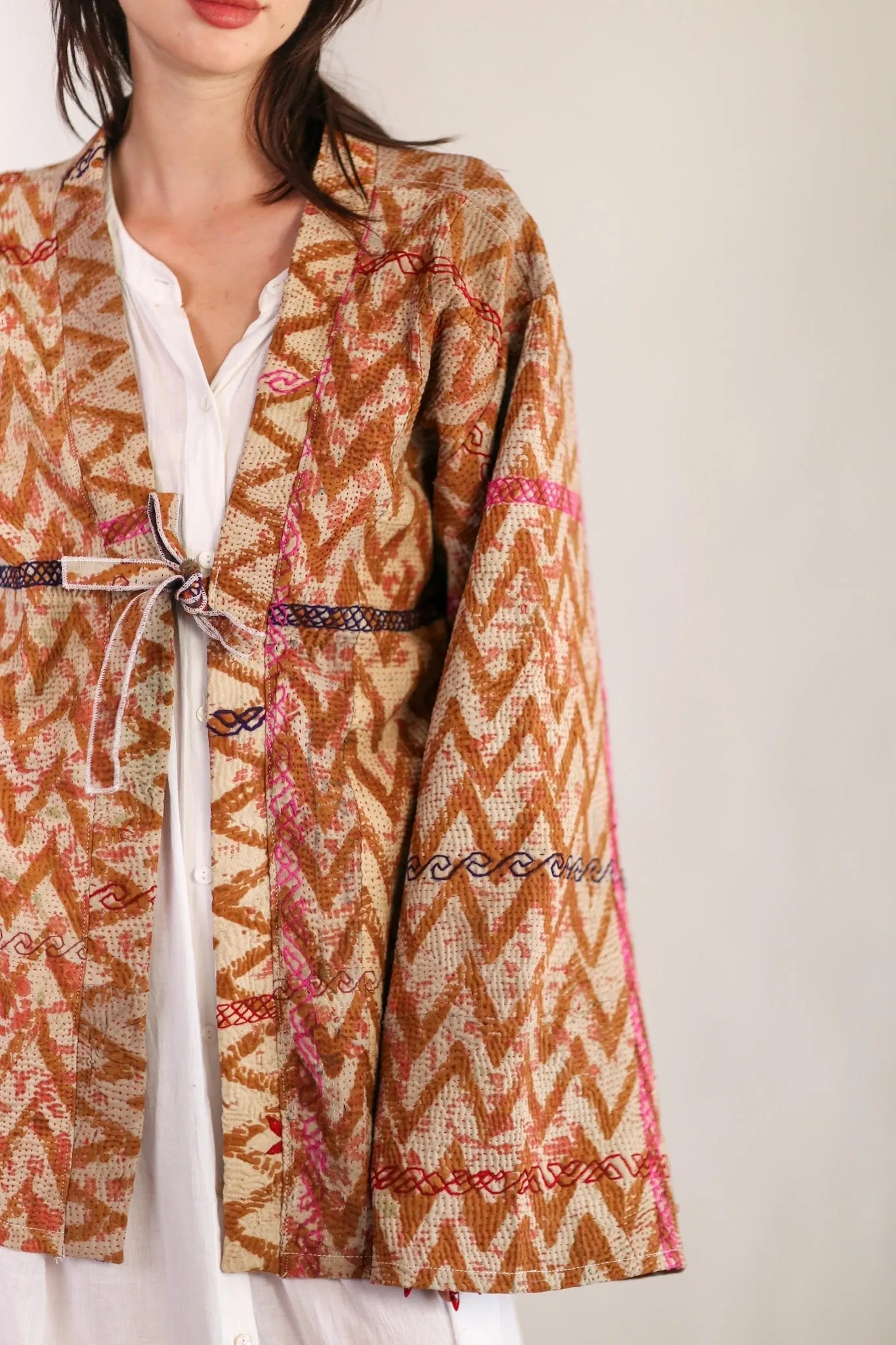 EMBROIDERED KIMONO LIUSA