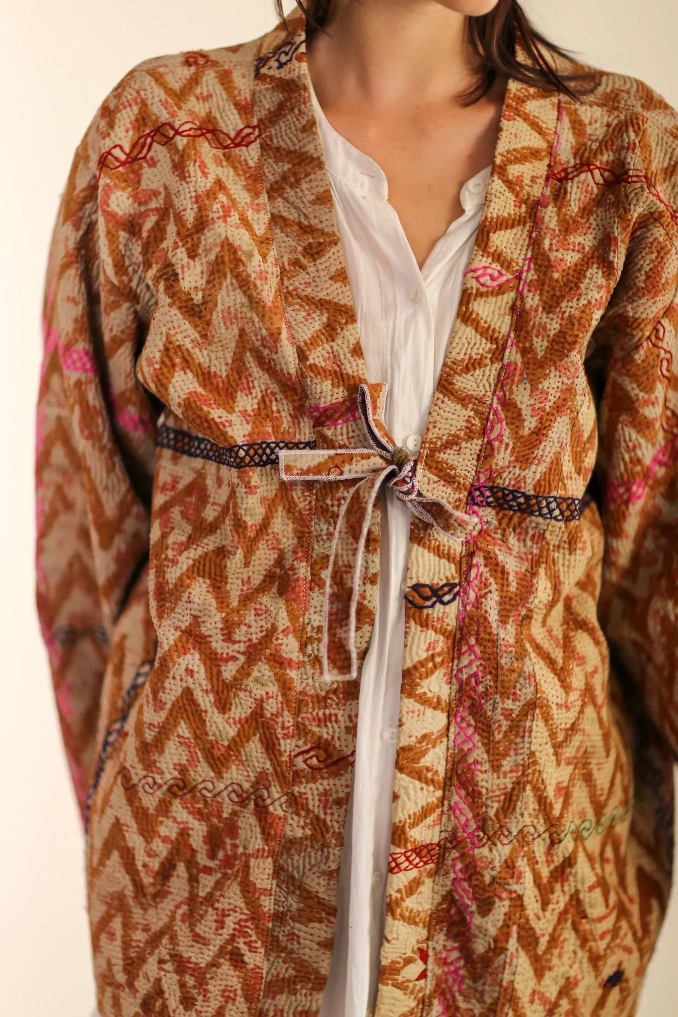 EMBROIDERED KIMONO LIUSA
