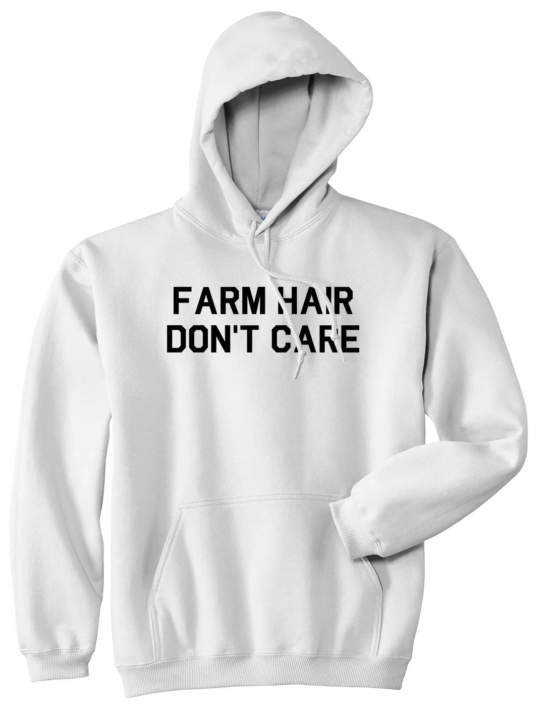 Farm Hair Dont Care Mens Pullover Hoodie