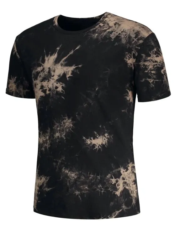 Fashion Short Sleeve Tie-Dyed Tee