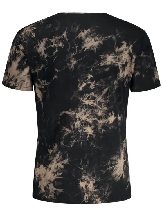 Fashion Short Sleeve Tie-Dyed Tee
