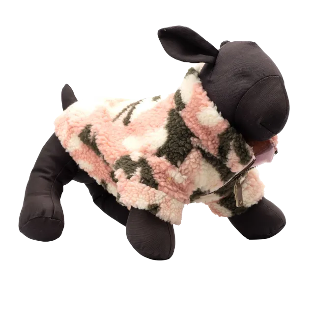 Fleece Pullover | Pink Camo