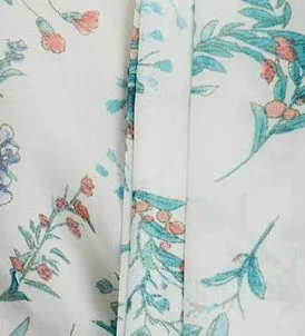 Floral Print Tied Waist Split Sleeve Jumpsuit