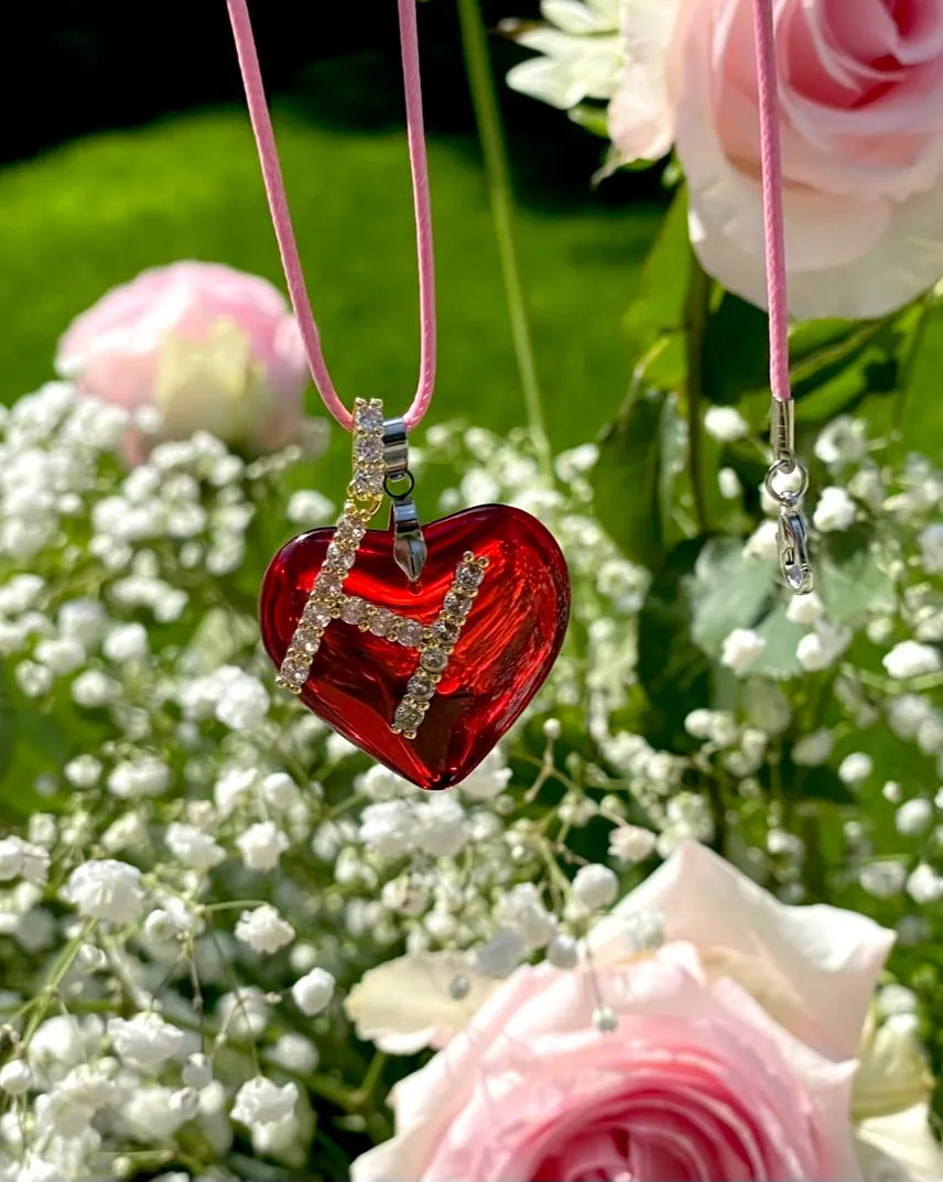FROSTY Y2K BUBBLE HEART NECKLACE