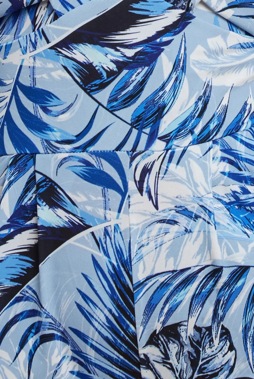 Goddiva Tropical Print Jumpsuit